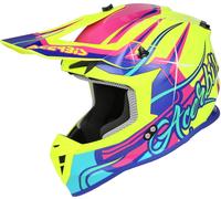 Acerbis Linear Graphic 2026 Motocross Helmet, pink/neon yellow/turquoise, size M (57/58)
