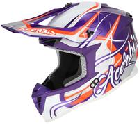 Acerbis Linear Graphic 2026 Motocross Helmet, purple/white, size XXL (63/64)