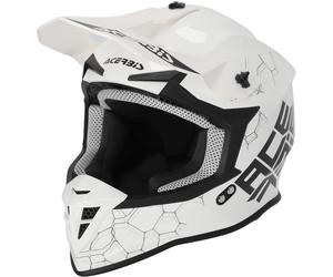 Acerbis Linear Solid 2024 Motocross Helmet, white, size XS for Men