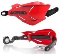 Acerbis Moto Hand Guards, Red/Black, Size Unifit