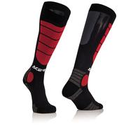 Acerbis Motocross Impact Socks, black-red, size S M for Men