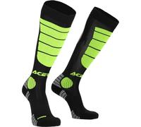 Acerbis Motocross Impact Socks, black-yellow, size L XL for Men