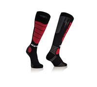 Acerbis MX Impact Socks, Black/Red, Small/Medium