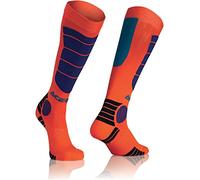 Acerbis MX Impact Socks, Orange/Blue, Large/XL