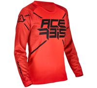 Acerbis MX J-Kid 5 Kids Motocross Jersey, red/black, size S