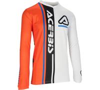 Acerbis MX J-Track Connection Motocross Jersey, white/orange, size S