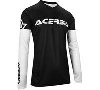 Acerbis MX J-Track Inc 2.0 Motocross Jersey, black/white, size L