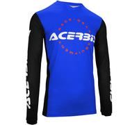 Acerbis MX J-Track Inc Motocross Jersey, blue/black, size L