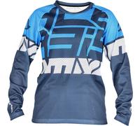 Acerbis MX J-Windy 4 Kids Motocross Jersey, white-blue, size XL