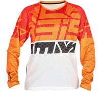 Acerbis MX J-Windy 4 Kids Motocross Jersey, white-orange, size XL