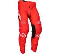 Acerbis MX Linear Lugo Mono Motocross Pants, white-red, size 32 for Men