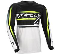 Acerbis MX Linear Lugo Motocross Jersey, black-white, size M for Men