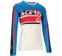 Acerbis MX Linear Lugo Motocross Jersey, white-blue, size S for Men