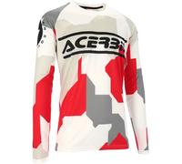 Acerbis MX Linear Sumbawa Motocross Jersey, grey-white, size L for Men