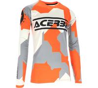 Acerbis MX Linear Sumbawa Motocross Jersey, orange/grey, size 3XL