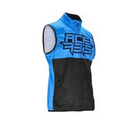 Acerbis Linear Softshell waterproof Motocross Vest, black/blue, size S