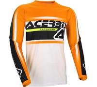 Acerbis MX Linear Youth Motocross Jersey, black-orange, size L