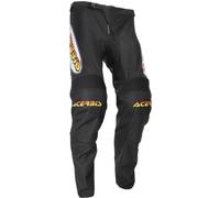Acerbis MX Track Inc Retro Motocross Pants, black-white, size 34 for Men