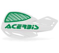 Acerbis MX Uniko Vented Hand Protectors, white/green, One size