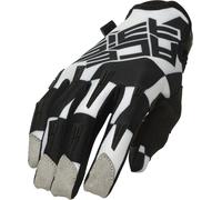 Acerbis MX X-H Motorcycle Gloves, black-white, size M for Men