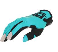 Acerbis MX X-K 2023 Kids Motocross Gloves, black-turquoise, size XL