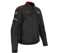 Acerbis On Road Ruby Ladies Motorcycle Textile Jacket, black/red, size XL