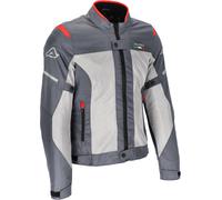 Acerbis On Road Ruby Ladies Motorcycle Textile Jacket, grey/red, size M