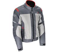 Acerbis On Road Ruby Motorcycle Textile Jacket, grey/red, size 3XL