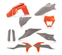 Acerbis Plastic Fairing Kit Grey/Orange KTM EXC 150 TPI 2020 2021 2022 2023