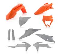 Acerbis Plastic Fairing Kit Orange/Gray KTM EXC 150 TPI 2020 2021 2022 2023