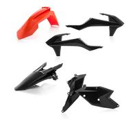 Acerbis Plastic Kit Black/Orange KTM SX 125 2016 2017 2018 0021742.313