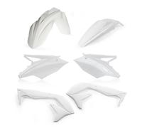 Acerbis Plastic Kit White Kawasaki KXF 450 - USA 2016 2017 0022088.030