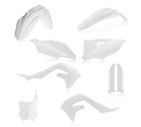 Acerbis Plastics Kit For Kawasaki KX 250 F 2021-2024 KX 450 F 2019-2023 White
