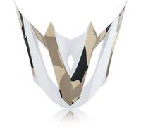 Acerbis Profile 4 Helmet Peak, snow white camouflage