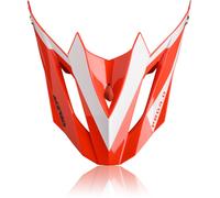 Acerbis Profile 4 Helmet Peak, white-red for Men