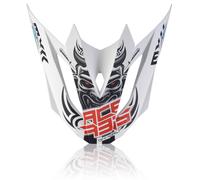 Acerbis Profile 4 Helmet Peak, white-red for Men