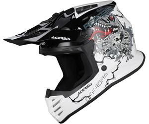 Acerbis Profile Rex Kids Motocross Helmet, white/black, size Y/S (47/48)