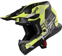 Acerbis Profile Youth Motocross Helmet, black-yellow, size XL