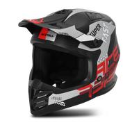 Acerbis Profile Youth MX Helmet Black/RedL Black,Red