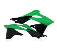 Acerbis Radiator Rad Scoops Green Black 0016882.377