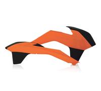 Acerbis Radiator Rad Scoops Orange Black 0016871.209