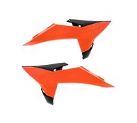 Acerbis Radiator Rad Scoops Orange Black 0026919.209