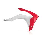 Acerbis Radiator Rad Scoops Red White 0016890.343