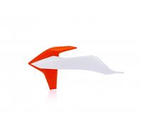 Acerbis Radiator Scoops For KTM SX125 SX250 SXF 2019-2022 White Orange