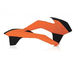 Acerbis Radiator Scoops KTM EXC EXC-F 2014-2016 SX SXF 2013-2015 Orange Black
