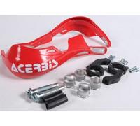 Acerbis Rally Pro Handguards with X-Strong Universal Mount Kit - Red Motorcycle