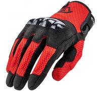 Acerbis Ramsey My Vented Motorcycle Gloves, red, size XL for Men