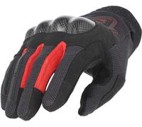 Acerbis Ramsey My Vented Pro Mesh Motorcycle Gloves, black-red, size 3XL for Men