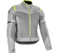 Acerbis Ramsey Vent 2.0 Mesh Ladies Motorcycle Textile Jacket, grey-yellow, size M for Women