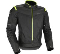 Acerbis Ramsey Vented 2.0 Mesh Motorcycle Textile Jacket, black/yellow, size L